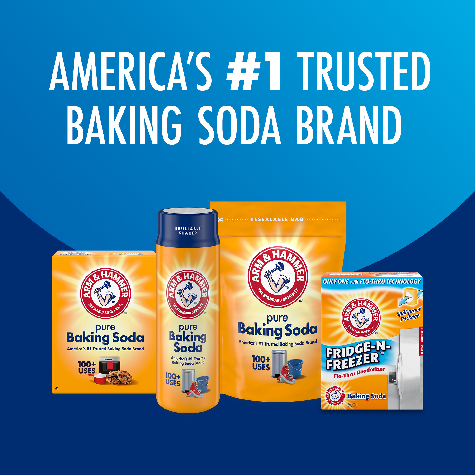ARM & HAMMER Pure Baking Soda, For Baking, Cleaning & Deodorizing, 5 lb Bag - image 5 of 15