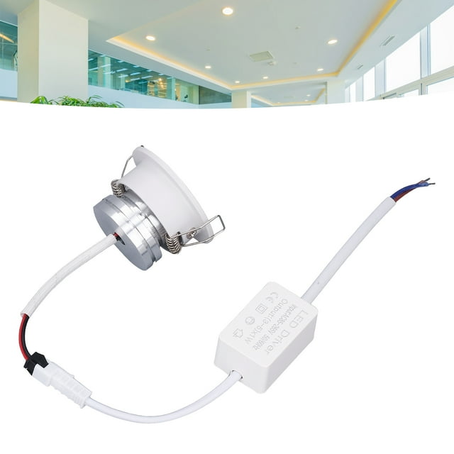 Adjustable Angle LED Recessed Light Mini Aluminium Ceiling Lamp 85 265V, Soft Light, Fashionable, Multi Application, AC85 265V, 5W, White, Embedded, Shopping Malls,