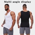 thumbnail image 2 of KIWI RATA Compression Shirt for Men Slimming Undershirt for Mens Shapewear Body Shaper Sleeveless Tummy Control Tank Top, 2 of 6