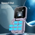 thumbnail image 6 of Mini Folding Phone 2G GSM Dual SIM Card Speed Dial Video Player Magic Sound 3.5mm Jack FM Small Flip Phone, 6 of 21