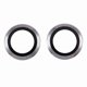 thumbnail image 2 of For iPhone 16 / 16 Plus Camera Lens Protector CD Veins Metal Ring Tempered Glass Film - Multi-color, 2 of 5