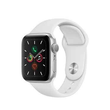 Pre-Owned Apple Watch Series 5 40mm Silver Aluminum Case with White Sport Band (Good)