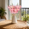 thumbnail image 6 of Artificial Gladiolus Flowers, Multi-Heads Single Stem for Wedding Home Decor, Lifelike Faux Flowers for Outdoor Photography Props, Garden Event Decoration, Artificial Gladiolus Flowers * 6 Bunches, 6 of 7