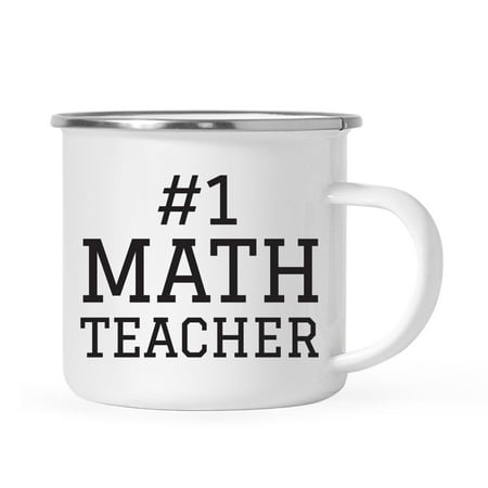 

Koyal Wholesale Stainless Steel Campfire Coffee Mug #1 Math Teacher 1-Pack
