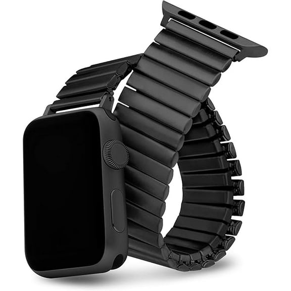 Compatible with Apple Watch Band 42mm/44mm/38mm/40mm, Stretchables Stainless Steel Stretch Watch Band, Metal Expansion Apple Watch band Compatible with iWatch Series 6/5/4/3/2/1/SE