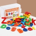 thumbnail image 3 of McKeekin Learning Children's Early Education English Alphabet And Number Set A-Z Color Alphabet Word Spelling Word Toy, 3 of 3
