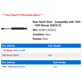 thumbnail image 2 of Rear Hatch Strut - Compatible with 1984 - 1989 Nissan 300ZX 22 1985 1986 1987 1988, 2 of 2