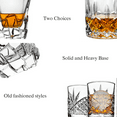 thumbnail image 2 of WhiteRhino Premium Glass Whiskey Glasses Set of 6 with Ice Ball Molds,11oz Old Fashioned Cocktails Scotch Glasses for Bar Drinkware,Clear, 2 of 6