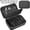 BlackBlack-0-0, variant on Travel Glasses Organizer Case for Quay Polarized Glasses Men Women, Trendy Sunglasse Storage Holder (Bag Only)