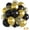 Black Gold Confetti, variant on 60Pcs BalloonsOrange Blue, Outer Space Party Balloons SetNavy Blue Silver Orange Yellow Agate Latex Balloon, Blue Party Balloons for Boys Kids Space Theme Birthday Party, Graduation, Baby Shower