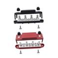 thumbnail image 1 of Ximing Bloc de Distribution de Puissance, Bloc de Jonction, 300a, Blocs de Connexion, Bloc de Terminal de Barre Omnibus Bloc de Barre Omnibus pour RV, Bateau Noir Rouge M8 5 16, 1 of 10