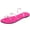 Pink, variant on Slippers for Women Slippers Women's Fashion Metallic Decorated Candy Color Slippers With Flat Heels