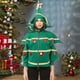 thumbnail image 1 of Vestido de árbol de Navidad para mujer, capa con capucha, disfraz de actuación, chal de poliéster para mujer, 1 of 5