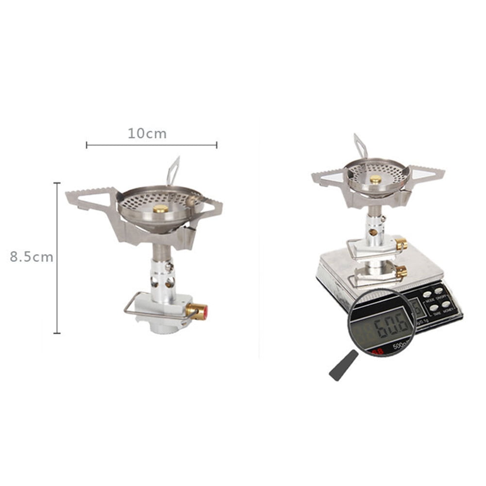 Mini Backpacking Stove - Portable Camping Stove - Small Backpack Camp Stove Single Burner Accessory