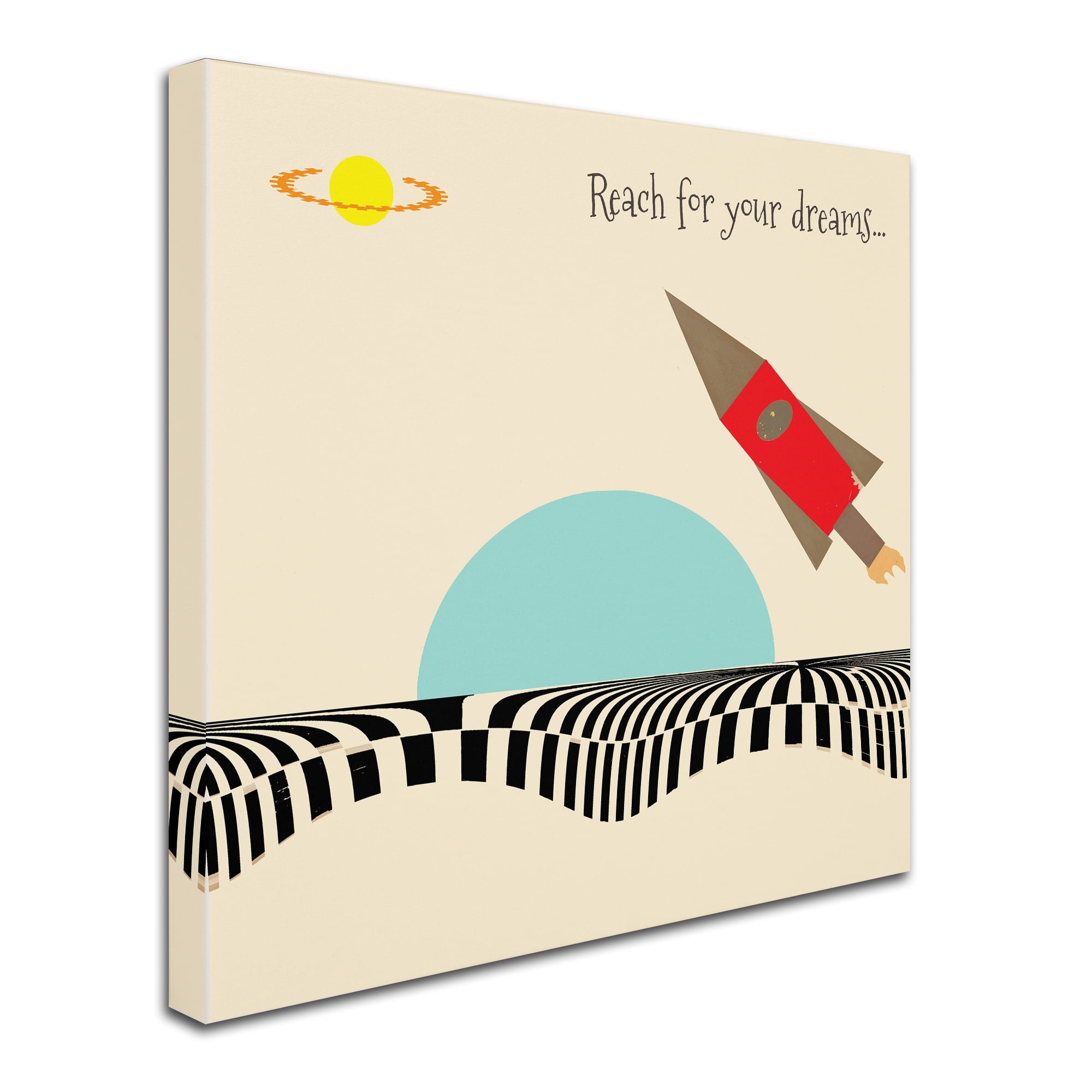 Trademark Fine Art 'Reach For Your Dreams 2' Canvas Art by Tammy Kushnir