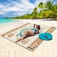 thumbnail image 4 of Alfombra de playa Blanket WIWIGO, impermeable y resistente a la arena, 201 x 211 cm, 4 of 6
