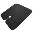 thumbnail image 1 of Tablier de Coiffure, Cape de Barbier Réglable Imperméable Robe de Cape de Styliste avec Boutons-Pression pour Coiffeur pour Salon de Coiffure Noir, Blanc, 1 of 8
