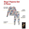thumbnail image 2 of Quad Seven Boys' Pajama Set - 2 Piece Soft Stretch Hacci Pajama Top and Pants Set for Boys (4-12), 2 of 7