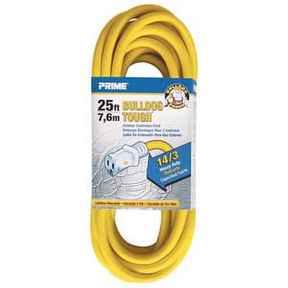 ACCL 25Ft 14/3 Contractor Extension Cord, LT511725, 1 Pack