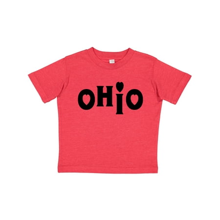 

Inktastic Ohio Hearts Gift Toddler Boy or Toddler Girl T-Shirt