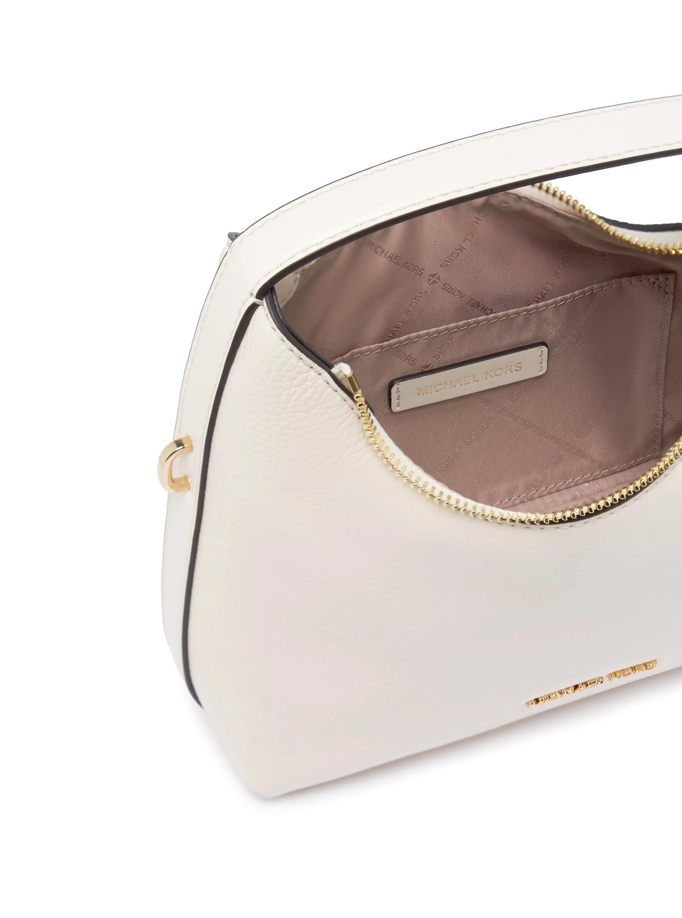 【国内発】マイケルコース エンバー 35F4S7YM1L S Michael Kors Women's Ember Small Pebbled Leather Top Zip