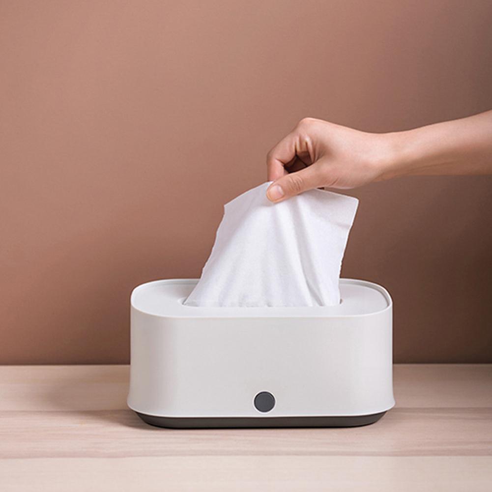 Tebru Napkin Box, Tissue Box, Innovative Multifunctional Tissue Box Paper Napkin Holder for Home