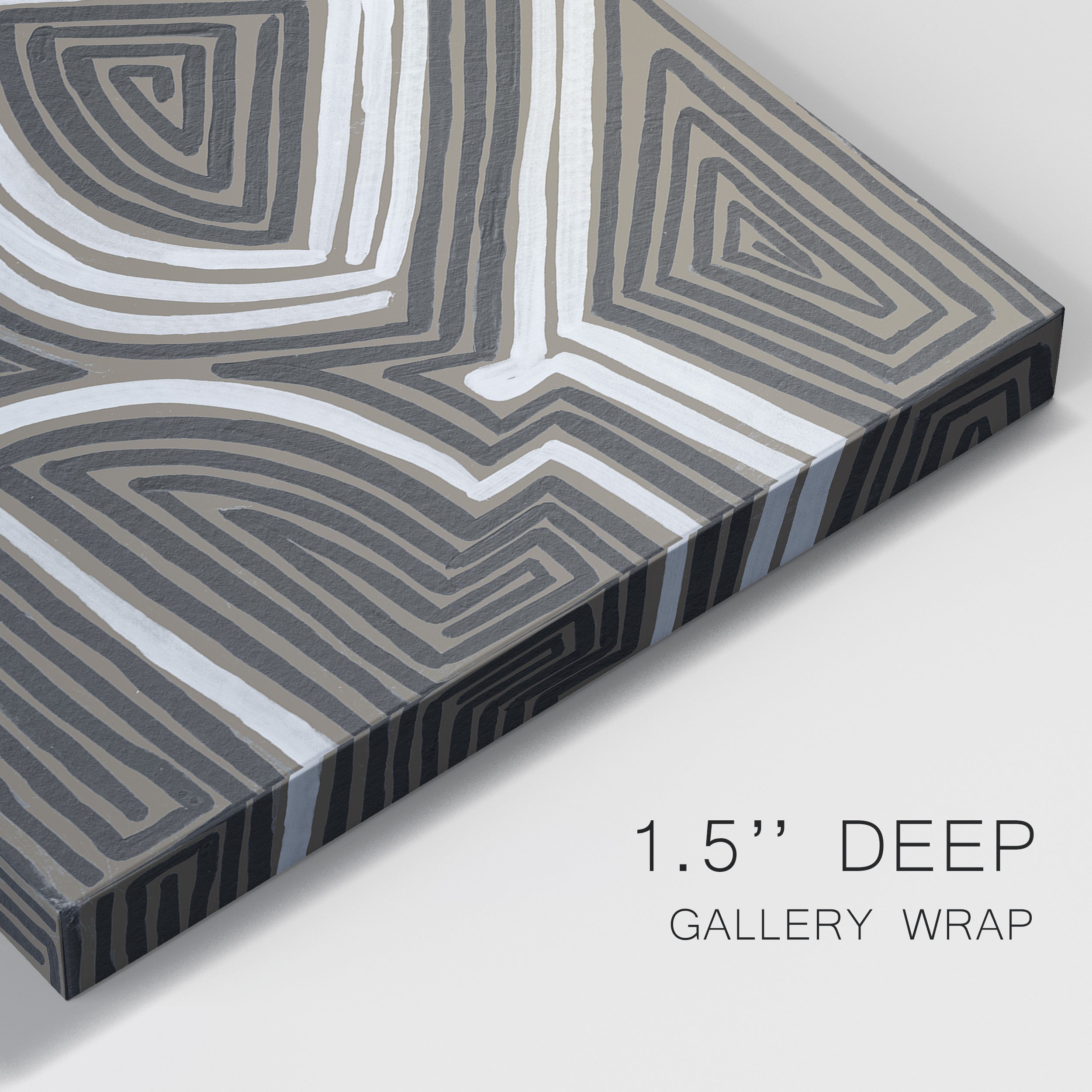 Abstract Maze III Premium Gallery Wrapped Canvas - Ready to Hang
