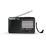XHDATA D-328 Portable AM/FM/Shortwave Radio with TF Card MP3 Player and Rechargeable Battery