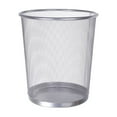 thumbnail image 2 of Clearance Metal Meshround Garbage Can Trash Can Garbage Can Wastebaskets For Bathroom Bedroom Office Kitchen Small Space Living Trash Bin, 2 of 8
