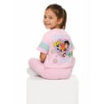 thumbnail image 2 of Powerpuff Girls Girls' Athletic Front & Back T-shirt with Embroidery & Straight Leg Fleece Pants, 2-Piece, Sizes 4-16, 2 of 11