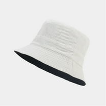TODOZO Unisex Cotton Packable Bucket Hat Sun Hat Plain Colors for Men Women Sun Hat for Beach,Golf,Fishing - Fun Outdoor Vacation Boonie for Men and Women Men's and Women's Autumn and Winter Corduroy
