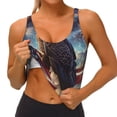 thumbnail image 3 of Fuzoiu Night Sky Bald Eagle Print Women's Sports Vest,U-Back Sports Tank,Gym Vests,Athletic Sleeveless Shirts,Exercise Undershirts,Yoga, Gym, and Dance Wear-X-Large, 3 of 8