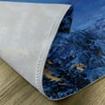 thumbnail image 5 of Ambesonne Scenery Place Mats Set of 4, Winter Forest Trees, Standard Size, Blue, 5 of 6