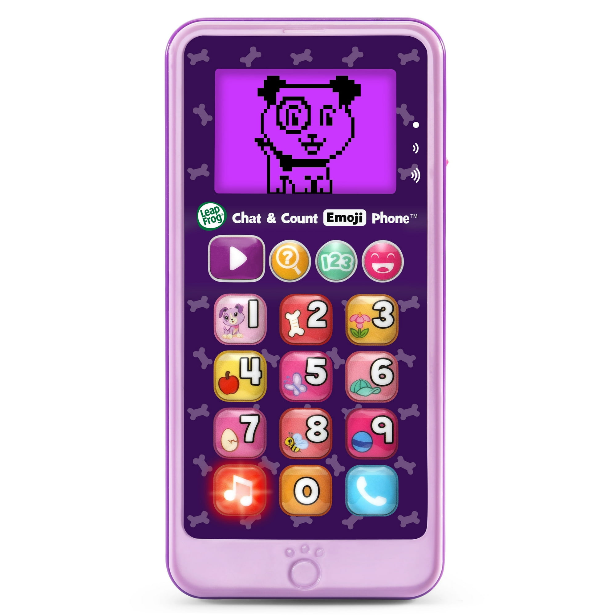 LeapFrog Chat & Count Emoji Phone (Violet) Baby and Toddler Toys
