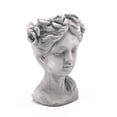 thumbnail image 3 of LuxenHome Gris MgO Dame Rose Couronne Buste Planteur, 3 of 10
