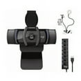 thumbnail image 3 of Logitech C920S Pro HD Webcam Bundle with USB Hub and Ring Light Bundle, 3 of 17