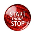 thumbnail image 3 of 2x Carbon Fiber Engine Start Stop Button Interior Trim Cover Sticker for R55 R56 R57 R58 R59 R60 R61(A&B), 3 of 8