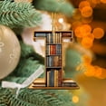 thumbnail image 6 of Mouliraty 26 Letters Christmas Tree Decoration Pendant, Library Shelf Ornaments, Alphabet Book Pendant Christmas Tree Ornaments Personalized DIY Xmas Tree Hanging Decor, I, 6 of 9