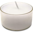 thumbnail image 6 of Hyoola, 10 Hour European Made Unscented Jumbo Tealight Candles - White (32 Pack), 6 of 8