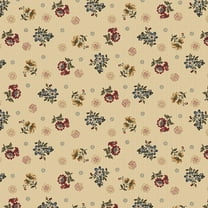 Henry Glass House On Summer Hill Tossed Bouquets Cream Cotton Fabric By The Yard
