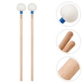thumbnail image 3 of Drum Mallets Felt Blue Percussion Instrument Lovers Performance 2Pcs 15.4X2.4X2.4In, 3 of 5