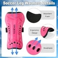 thumbnail image 5 of Hengguang 4 Pcs Soccer Shin Guards Set for Kids - Youth Protective Pads with 3 Pairs Socks, Lightweight Breathable Gear for Boys & Girls Ages 6-14, 5 of 7