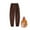 Coffee 03, variant on ZACPNCV Unisex Kids Boys Girls Winter Plush Plaid Sweatpants Jogger Lounge Pants Thickening Warm Pants Casual Pants Black 9-10 Years