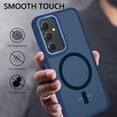 thumbnail image 3 of Funda magnética a prueba de golpes GUAGUA para Samsung Galaxy A54, color azul, 3 of 9
