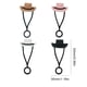 thumbnail image 2 of Sombrero de vaquero de silicona Ehuebsd 4 Uds a prueba de polvo, 2 of 9