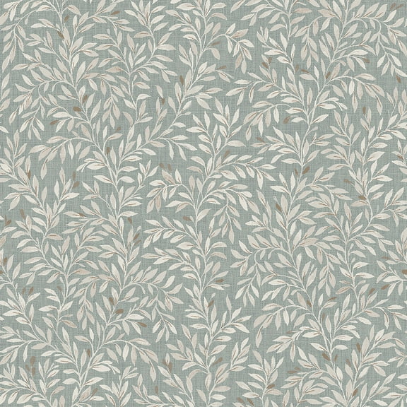 NEXT Ditsy Leaf Duck Egg Wallpaper