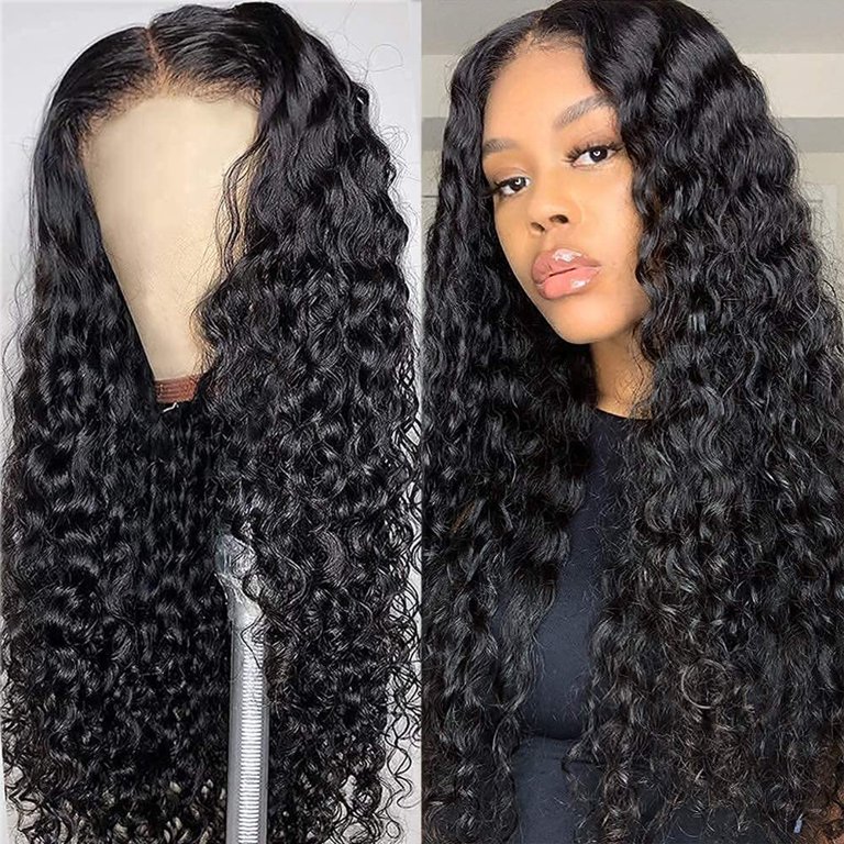 13x6 HD Lace Front Wig Human Hair Deep Wave Pre Plucked Glueless 28in Amazon.com : Zumuer 28 Inch 13x6 Deep Wave Lace Front Wigs  main image 2