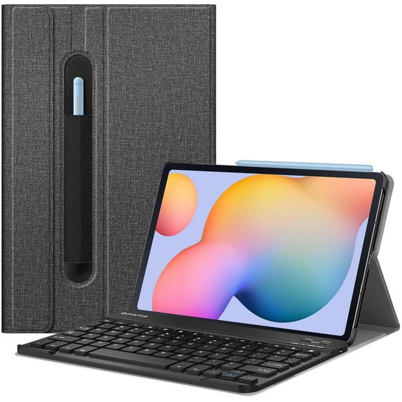 Fintie Étui pour Clavier pour Samsung Galaxy Tab S6 Lite 10.4'' Modèle 2020 SM-P610 (Wi-Fi) SM-P615 (LTE), Housse de Support Mince