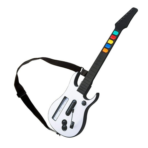 Ericealice Wireless Controller with Adjustable Strap for Wii Guitar Hero Rock Band 3 2