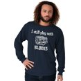 thumbnail image 5 of Play With Blocks Car Engine Mechanic Long Sleeve TShirt Men Women Brisco Brands X, 5 of 6